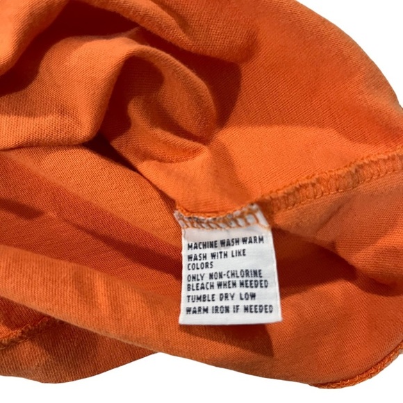 Lot Of 2 Polo Ralph Lauren Orange & Navy Short Sleeve Pony V-Neck T-Shirts Sz Sm - Picture 14 of 16